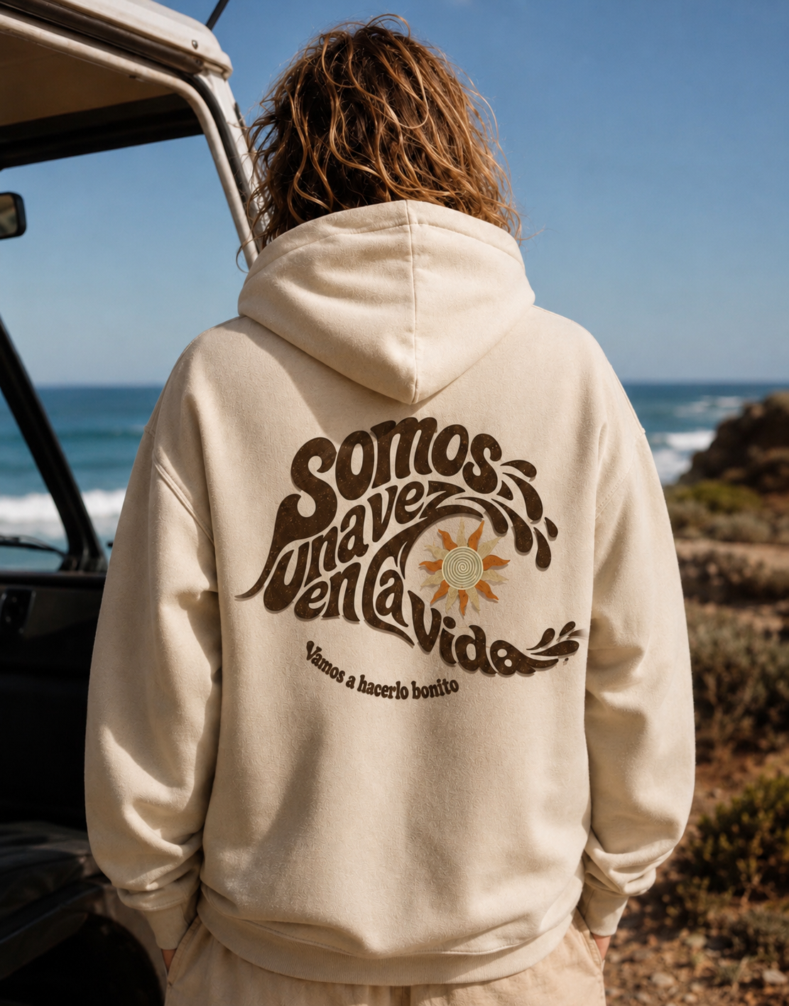 Sudadera Somos una vez en la vida🌞
