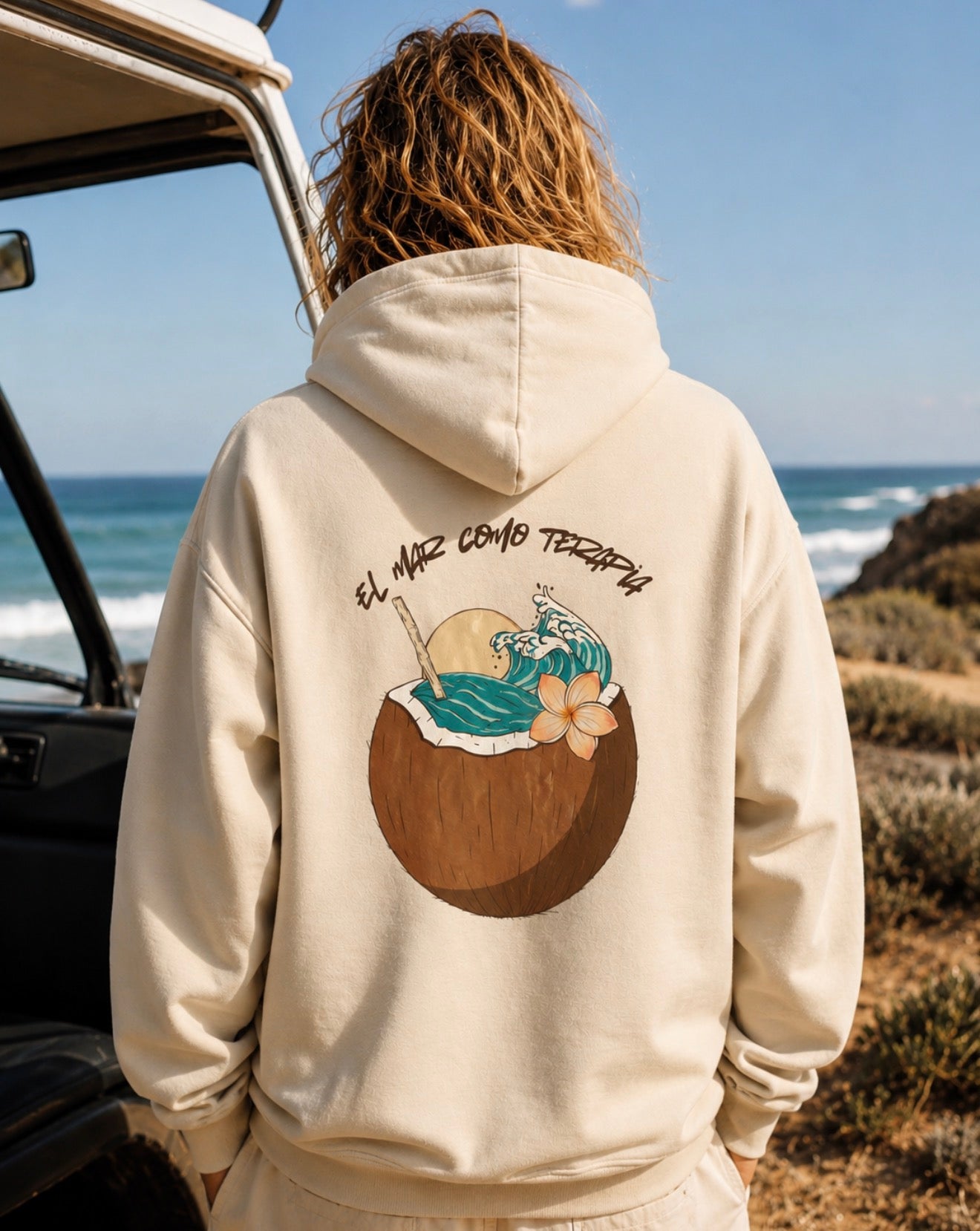 Sudadera el mar como terapia 🌊 🥥 🌞
