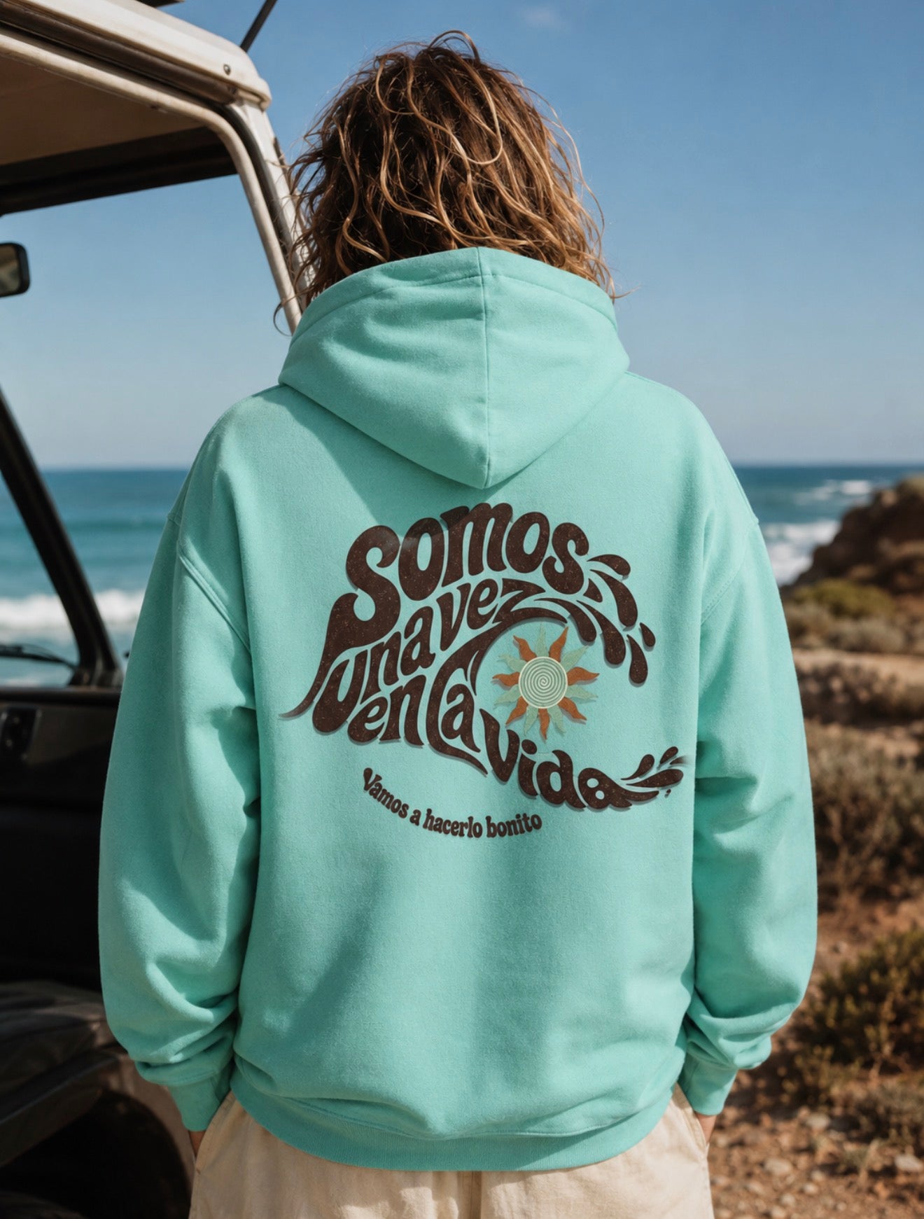 Sudadera Somos una vez en la vida🌞