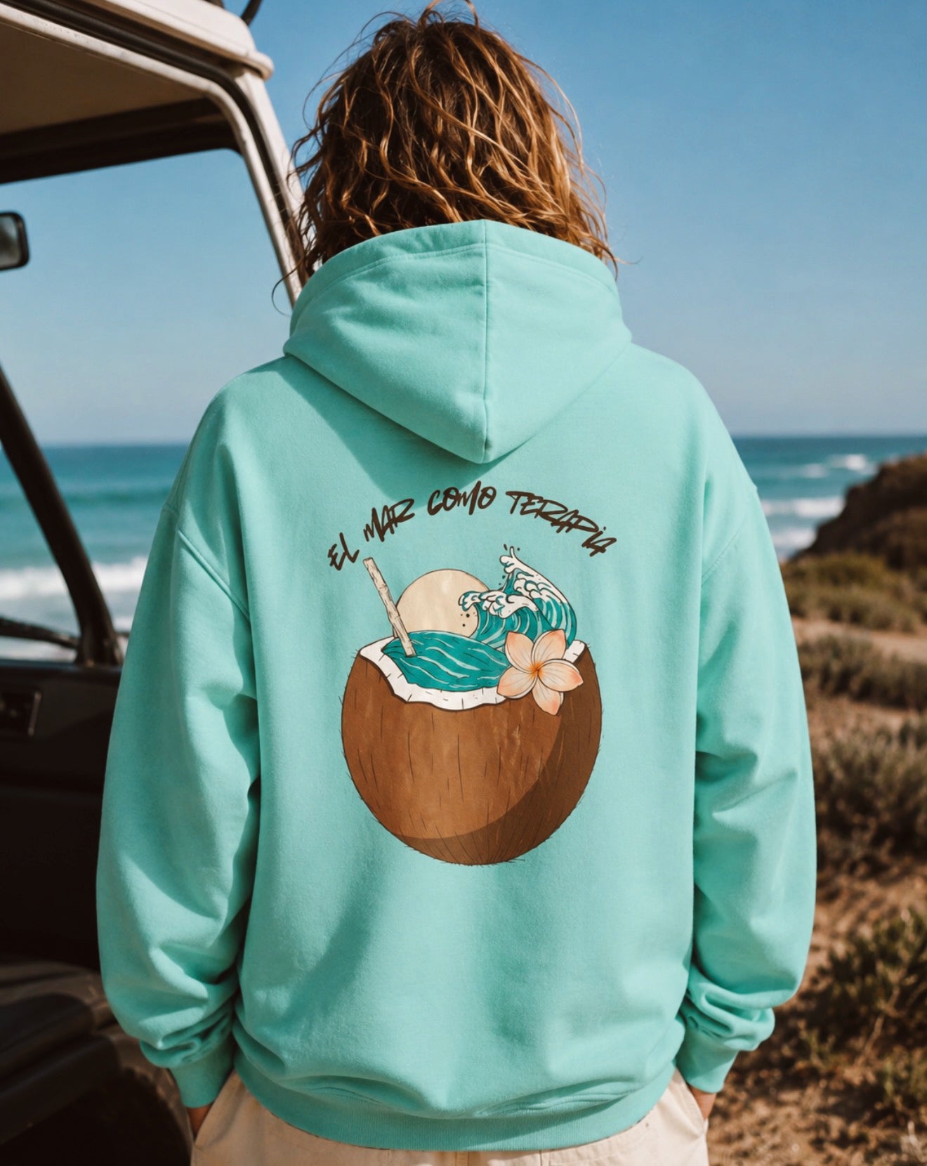 Sudadera el mar como terapia 🌊 🥥 🌞
