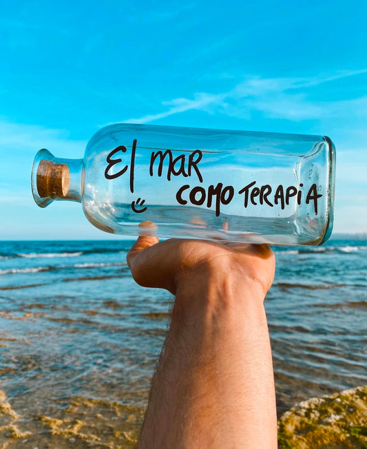 Botella El  mar como Terapia:)