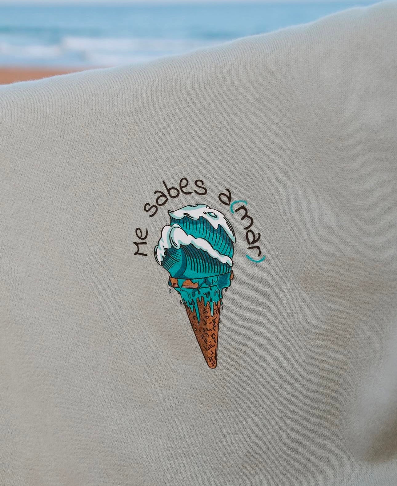 Sudadera Helado Me sabes a(mar)