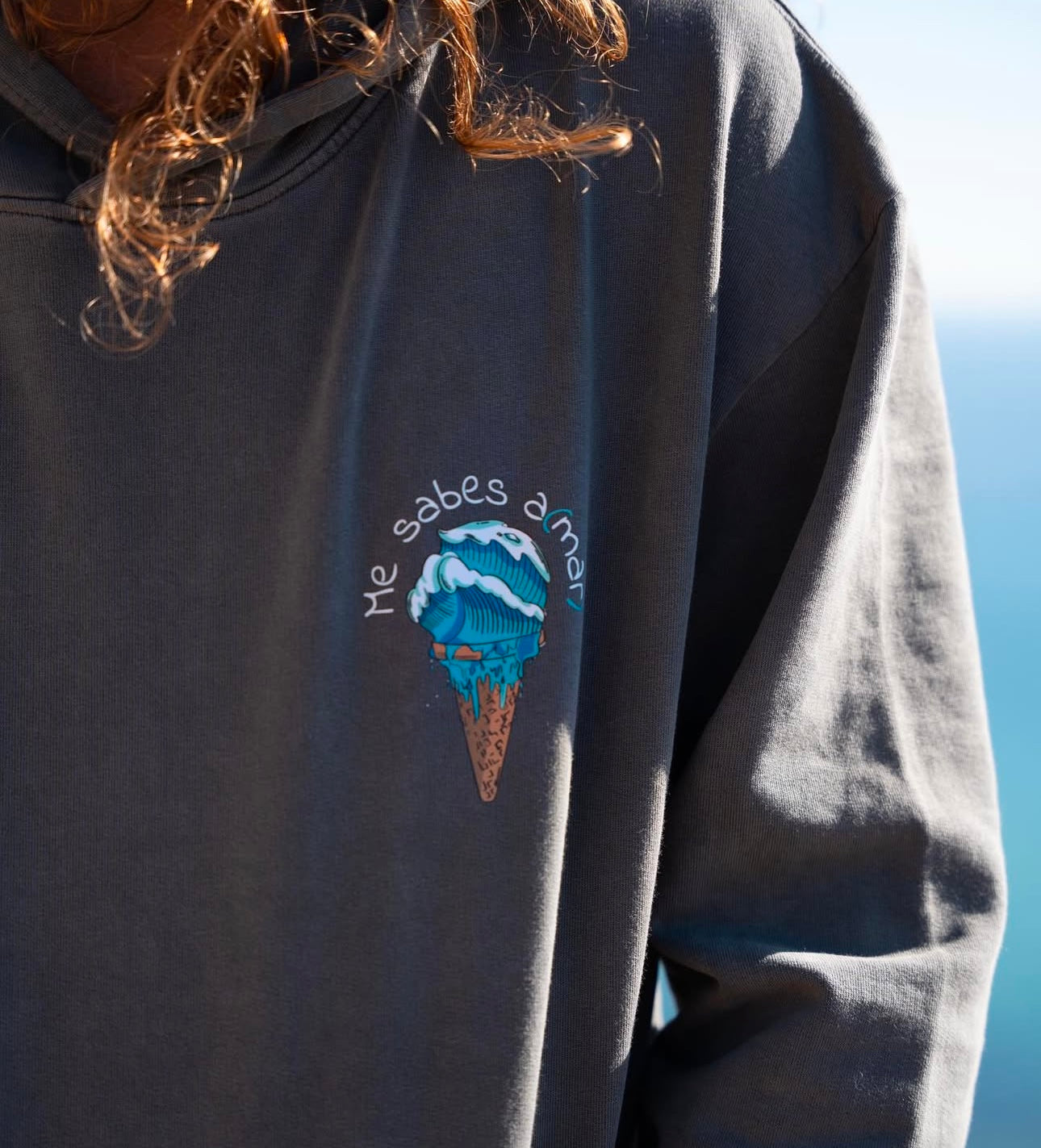 Sudadera Helado Me sabes a(mar)