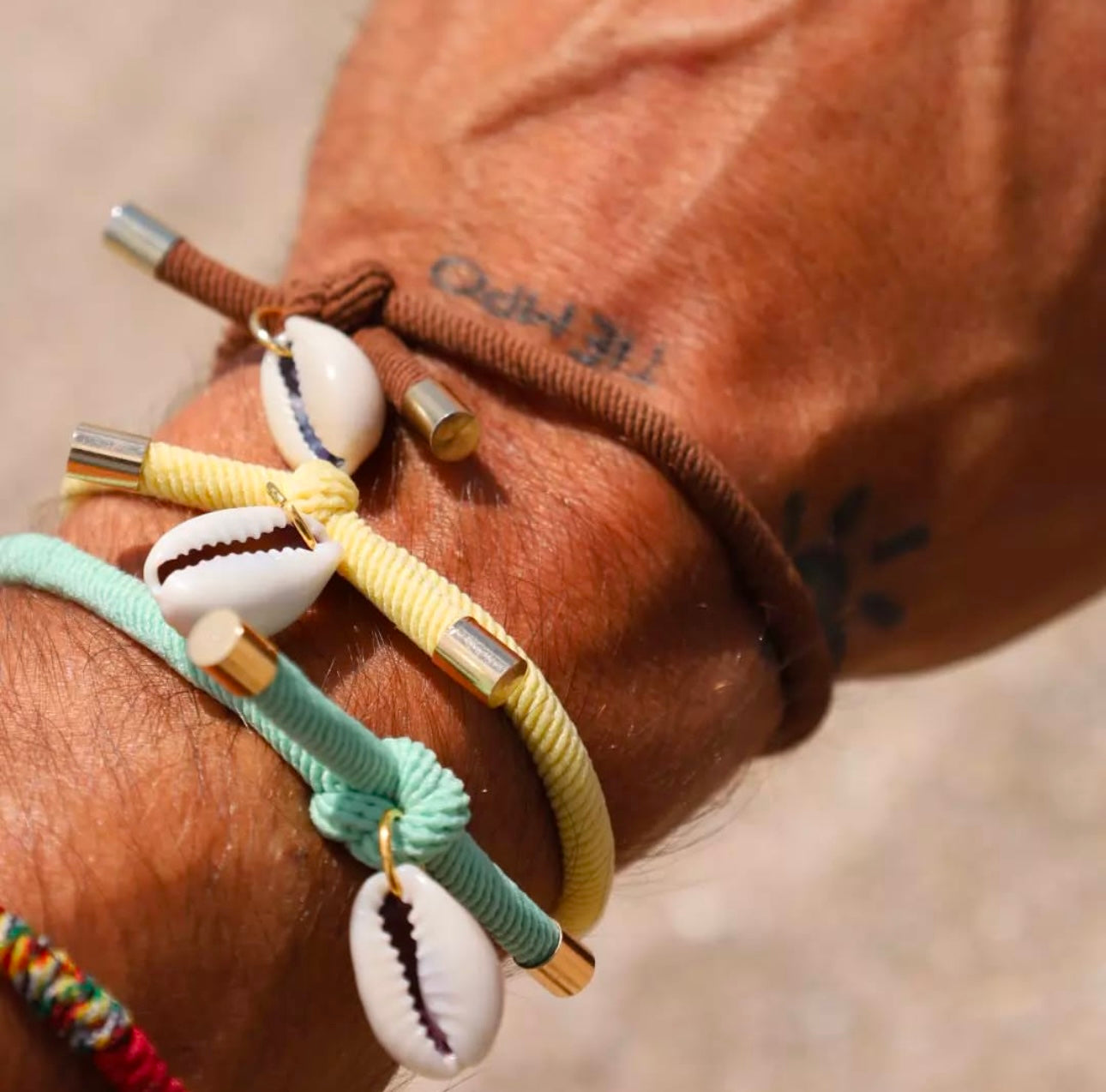 Coletero/Pulsera conchas