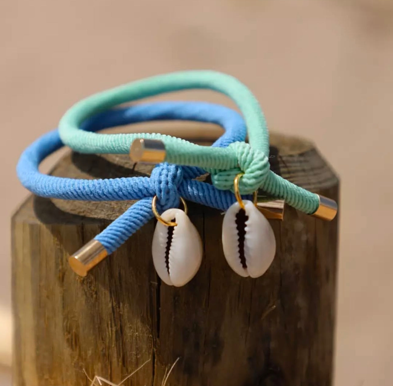 Coletero/Pulsera conchas