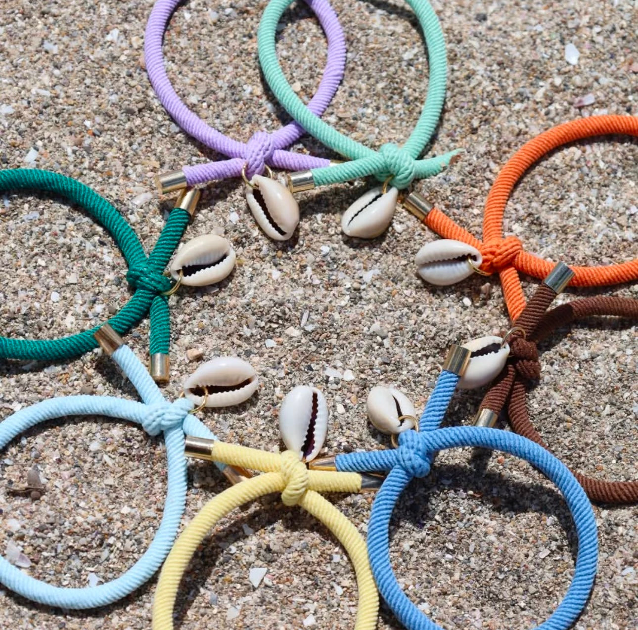 Coletero/Pulsera conchas