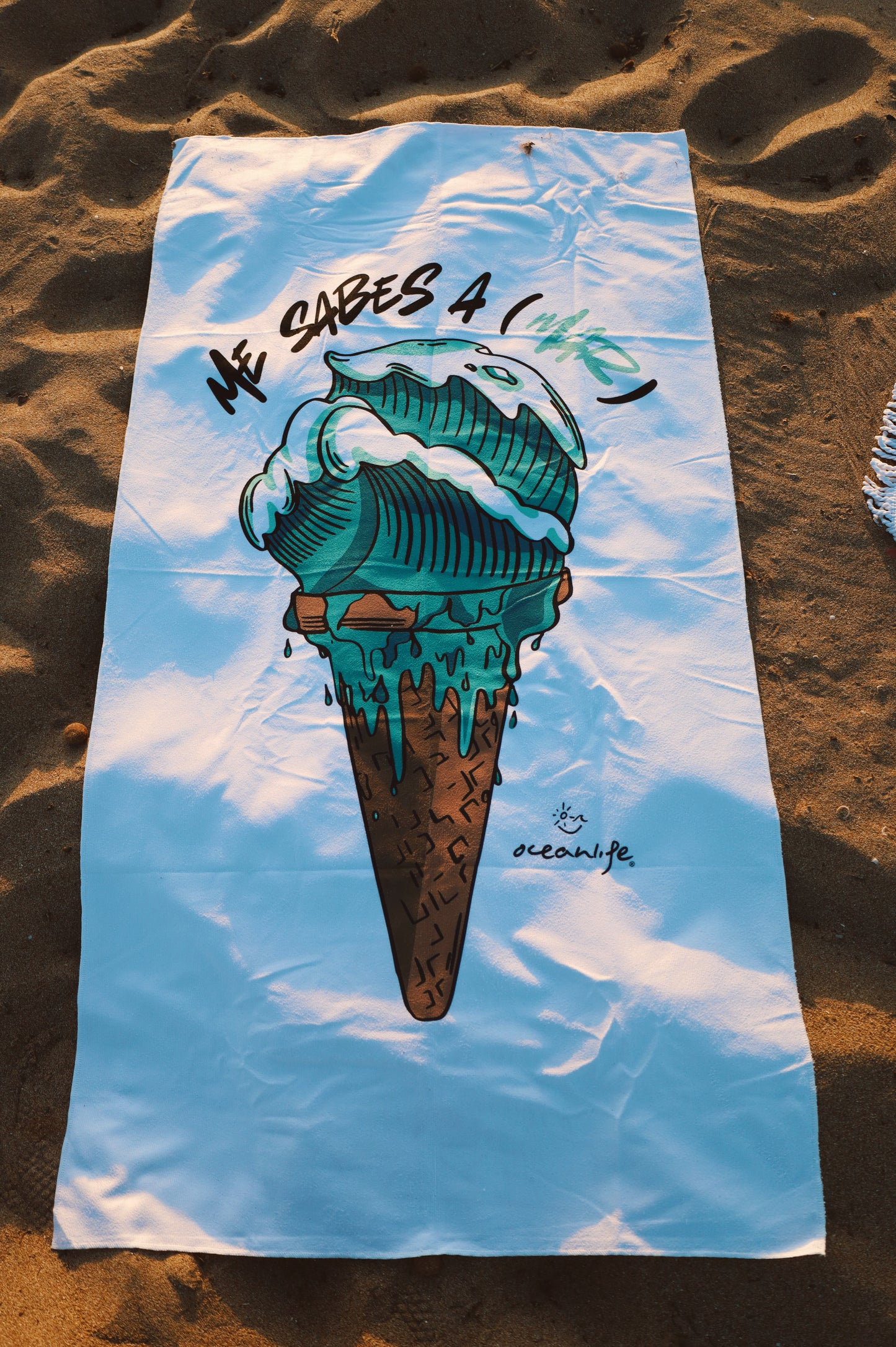 TOALLA ME SABES A(MAR) RECTANGULAR:)