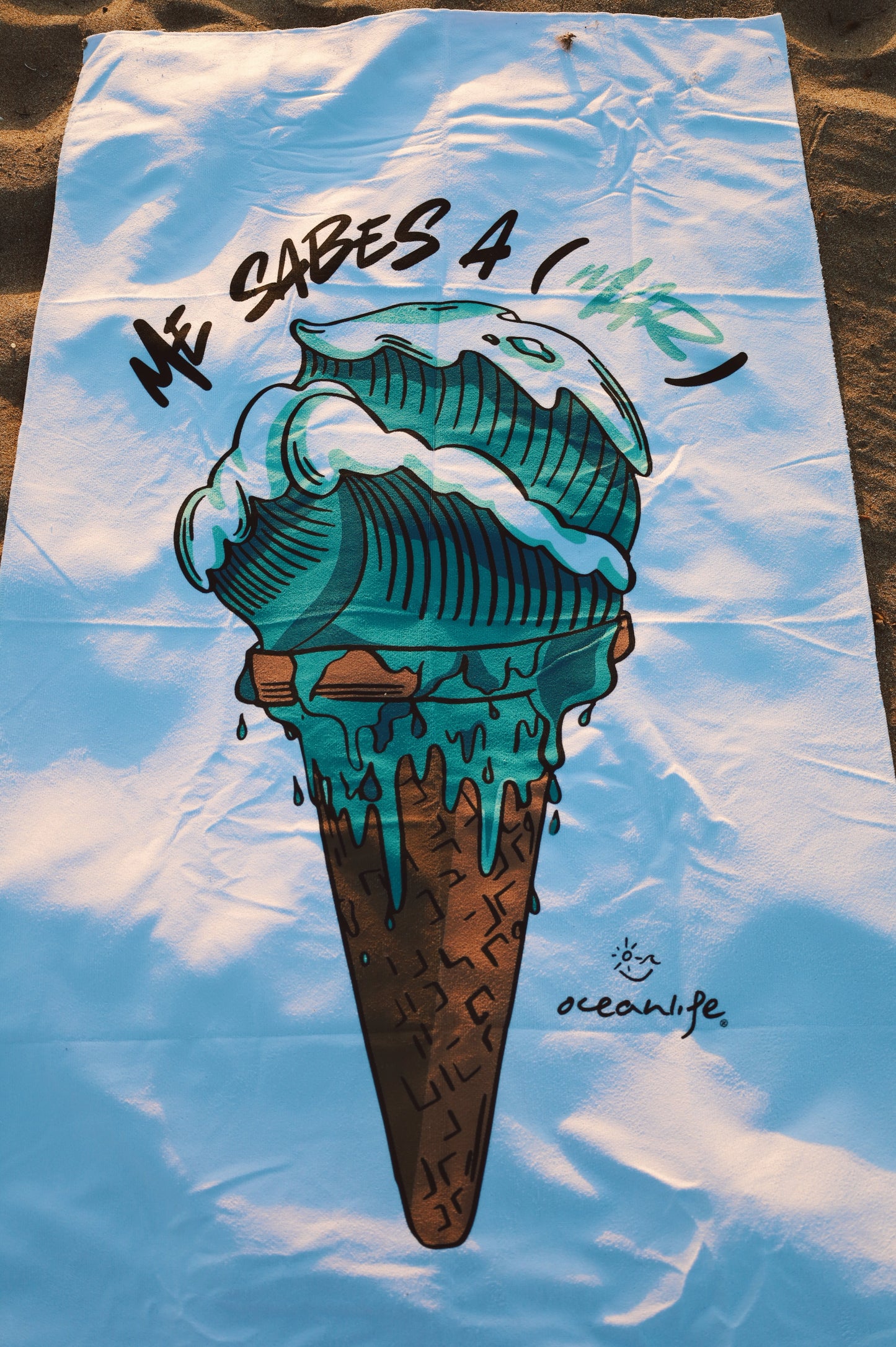 TOALLA ME SABES A(MAR) RECTANGULAR:)